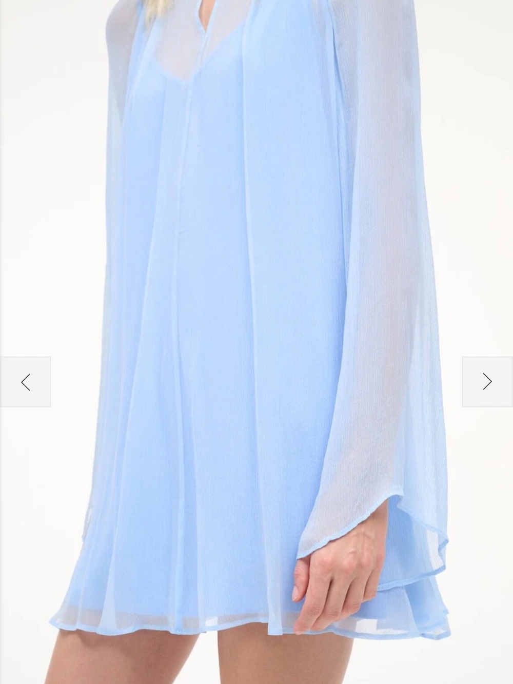 Staud Esther Mini Dress Clear Blue - Picture 6 of 6